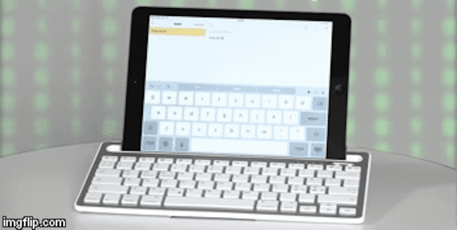 bluetoothtastatur til mobil eller nettbrett